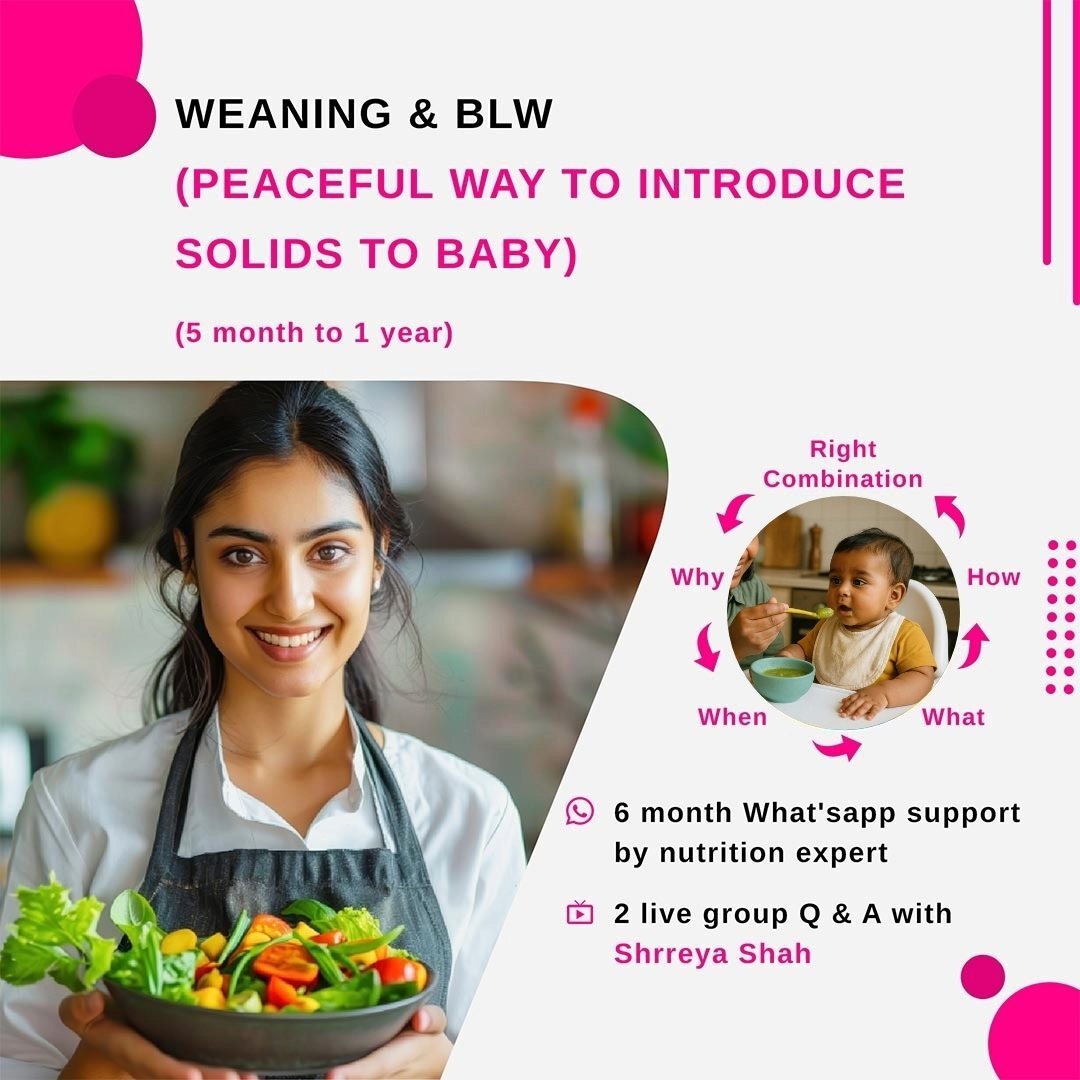 Weaning BLW (Peaceful Solid Food Introduction)-Hindi- Recorded